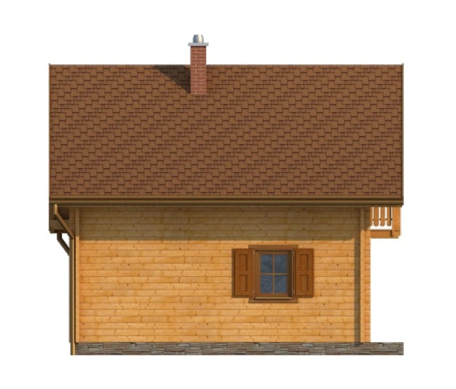 Rekreačná chata Bodíky pohľad bok 1