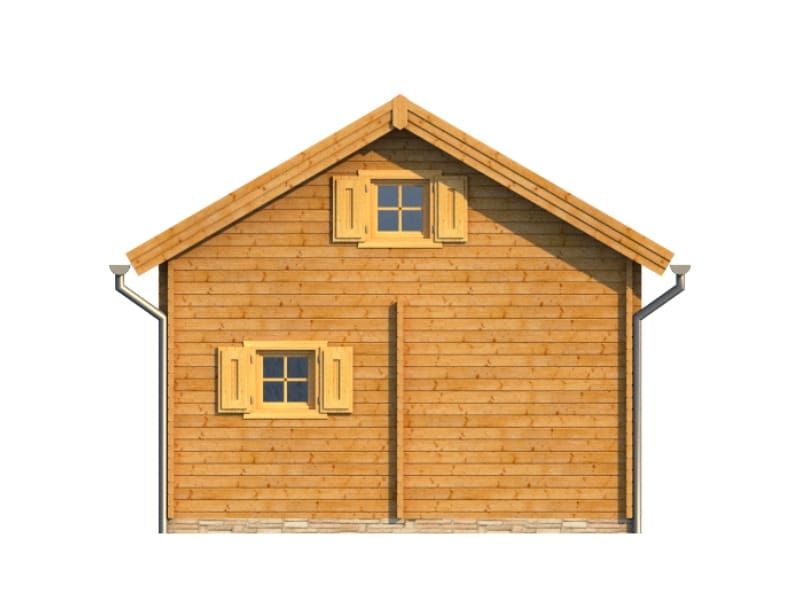 Rekreačná chata Linda R pohľad zadný 4