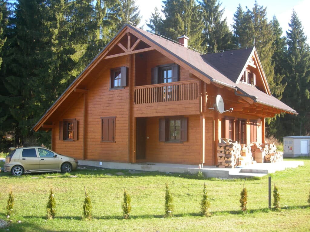 zrubový dom Priehrada 4